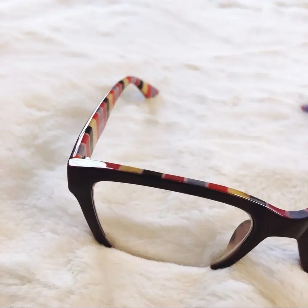 Brooke Black Half Rim Rectangle Reader Glasses